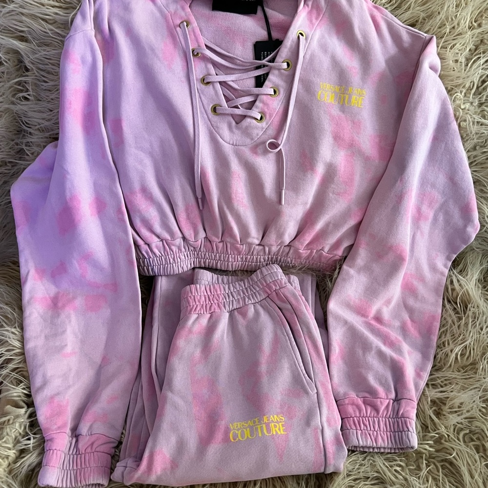 Brand new Versace jogging suit couture.